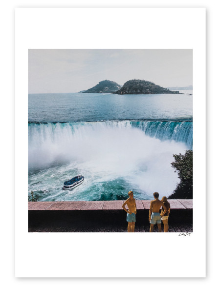 Collage "Cataratas 2" by Lance - A4 Reproduction