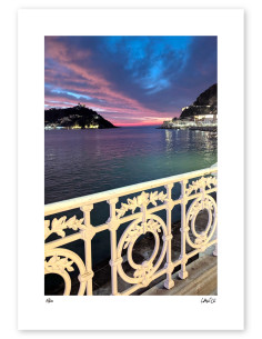 Fotografía "Últimas luces". Serie limitada Marine Donosti...