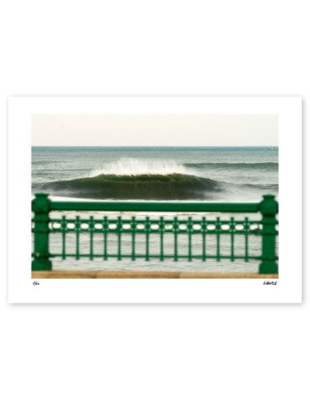 "River Wave" photography. Marine Donosti limited serie by Lance