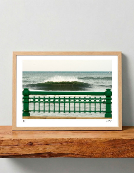 "River Wave" photography. Marine Donosti limited serie by Lance