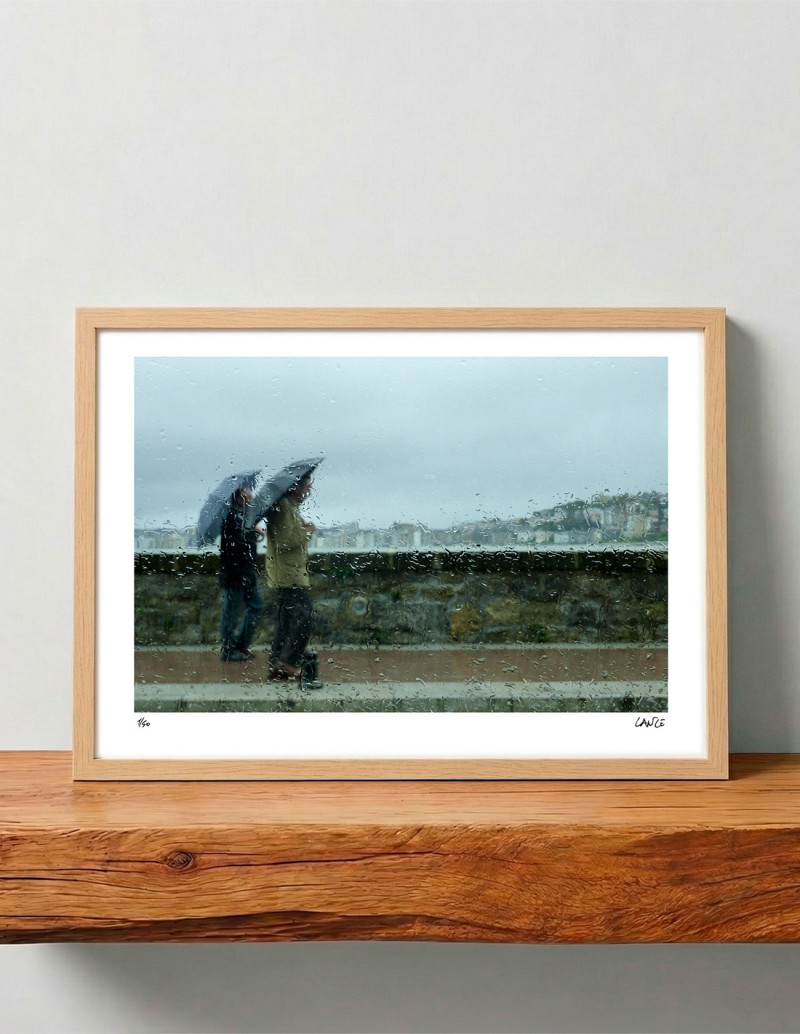 "Lluvia" photography. Marine Donosti limited...