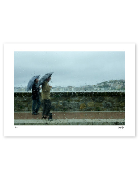 Fotografía "Lluvia". Serie limitada Marine Donosti de Lance