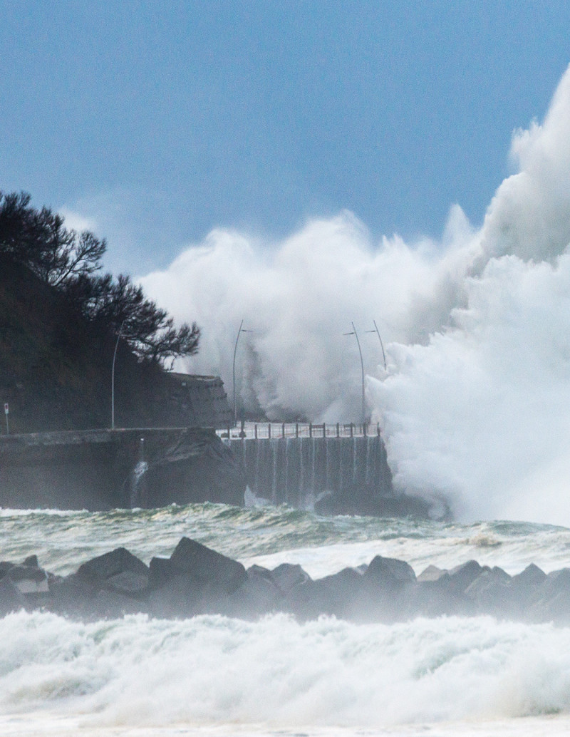 "Paseo nuevo" photography. Marine Donosti...