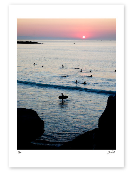 Fotografía "Retro Ocaso". Serie limitada Marine Donosti de Lance