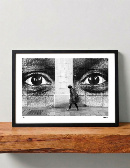 Fotografía "Los ojos de Paris". Serie Street Photography de Lance