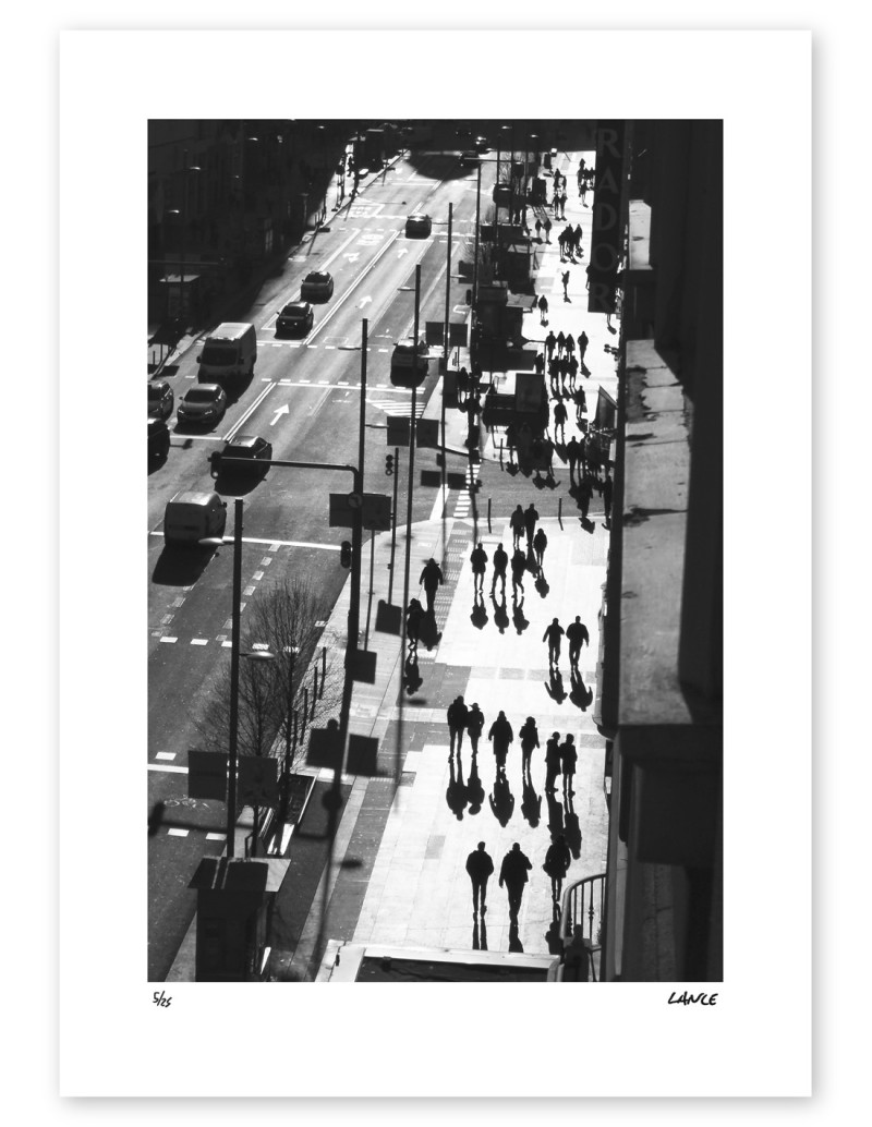 Fotografía "Gran Vía". Serie Street Photography...