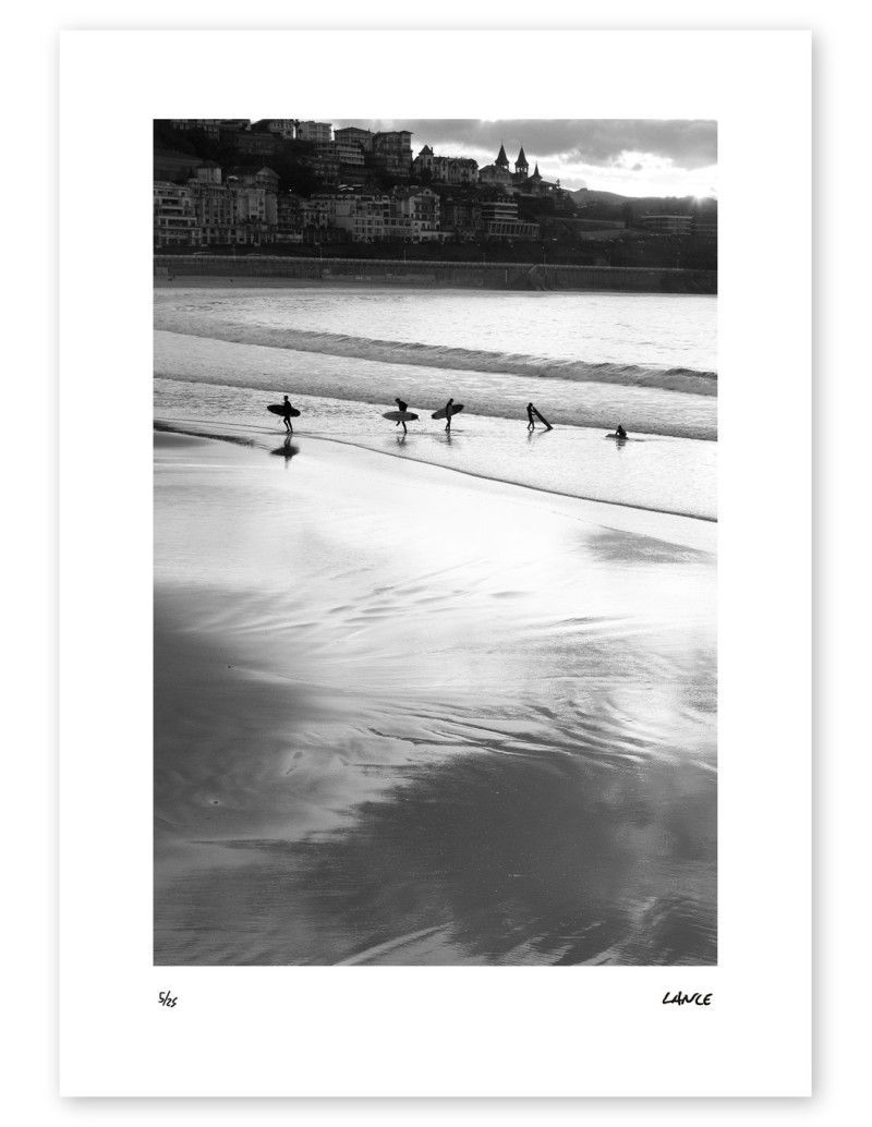 Fotografía "Surfers en La Concha" Serie Street...