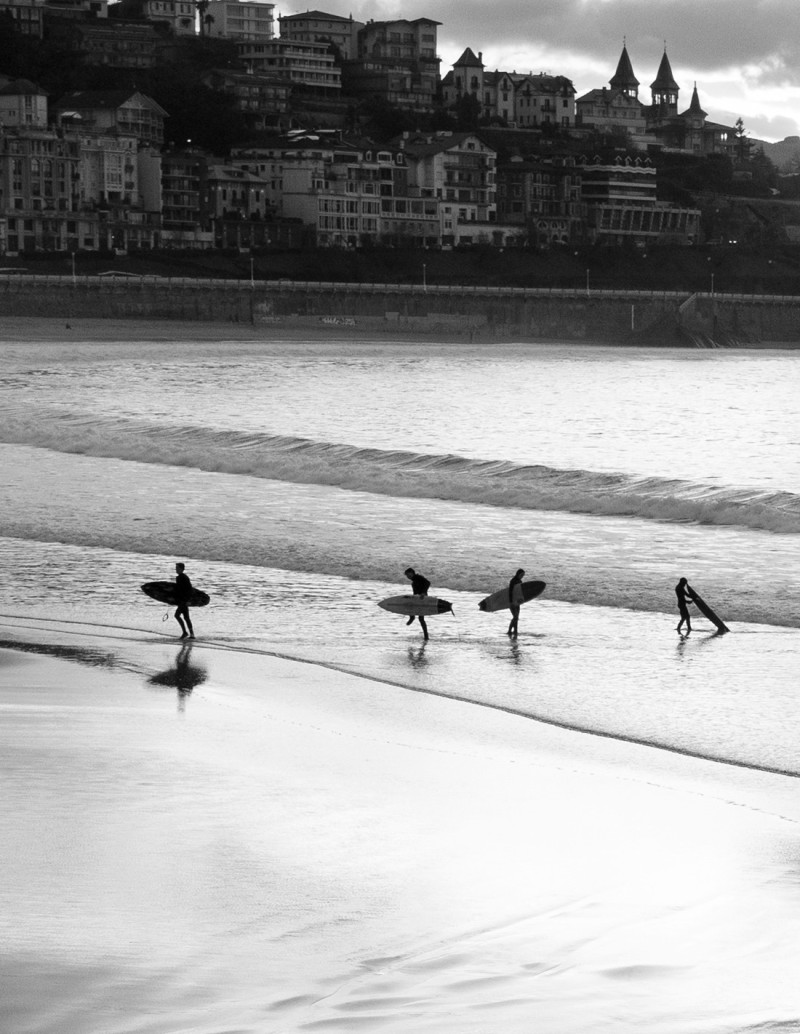 Fotografía "Surfers en La Concha" Serie Street...