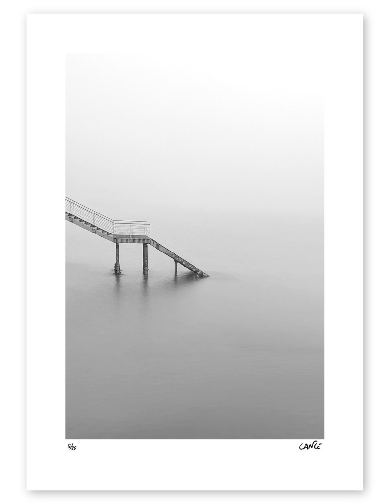 "Náutico entre niebla" photography. Street...