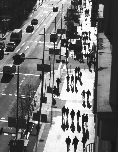 "Contra Vía" photography. Street Photography serie by Lance