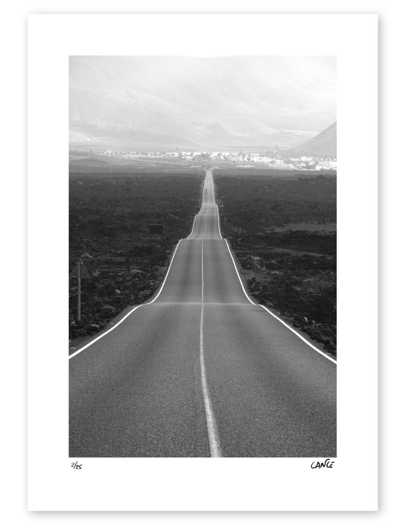 "Lanzarote road" photography. Street...