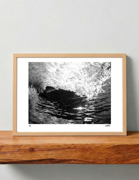Fotografía "Barrel 5". Serie Mar Abstracto de Lance
