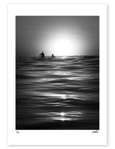 Fotografía "Black Sunset" Serie Mar Abstracto de Lance....