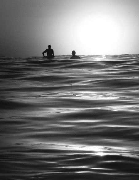 "Black Sunset" photography. Mar Abstracto serie by Lance. A4, A3 and A2
