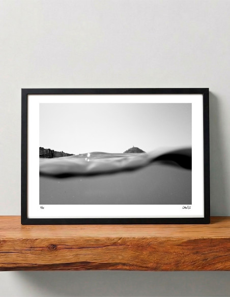 "Zurriola sumergida" photography. Mar Abstracto serie by Lance. A4 and A3