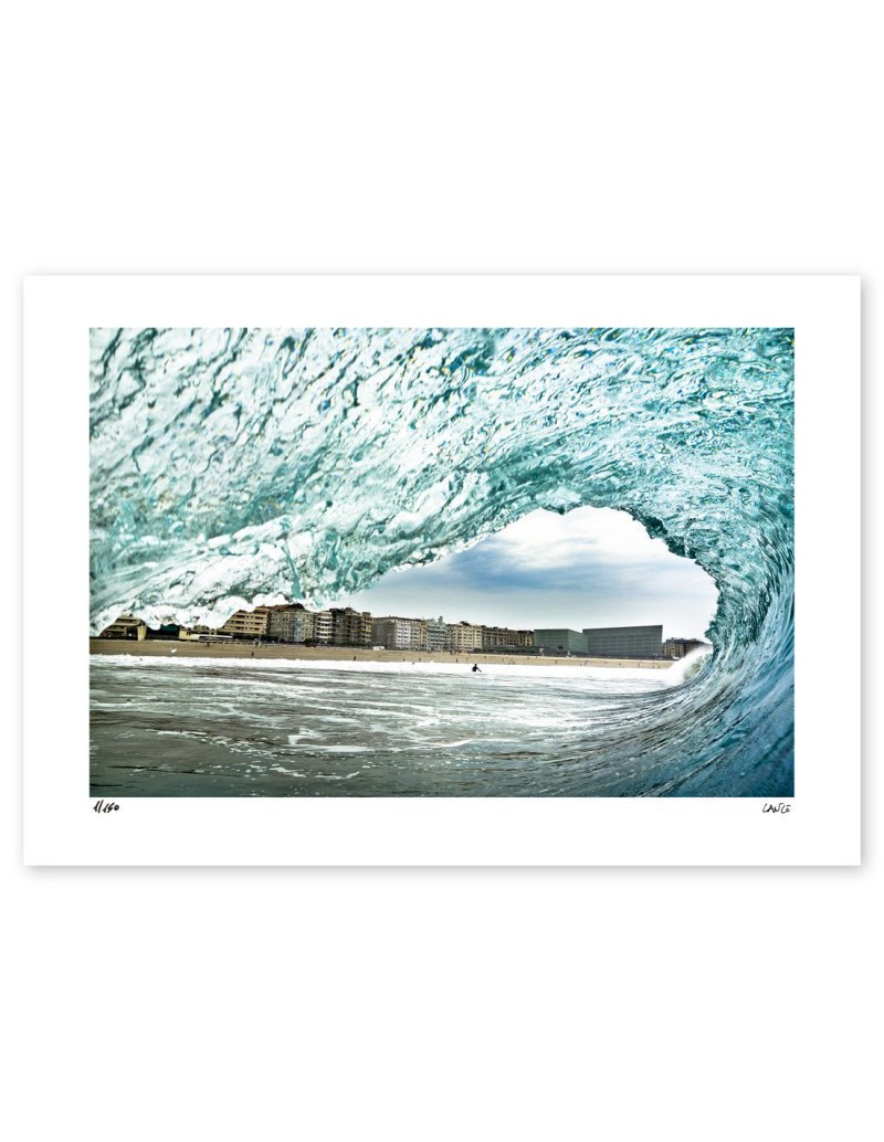"In the tube 1" A5 photography. Basque Light...