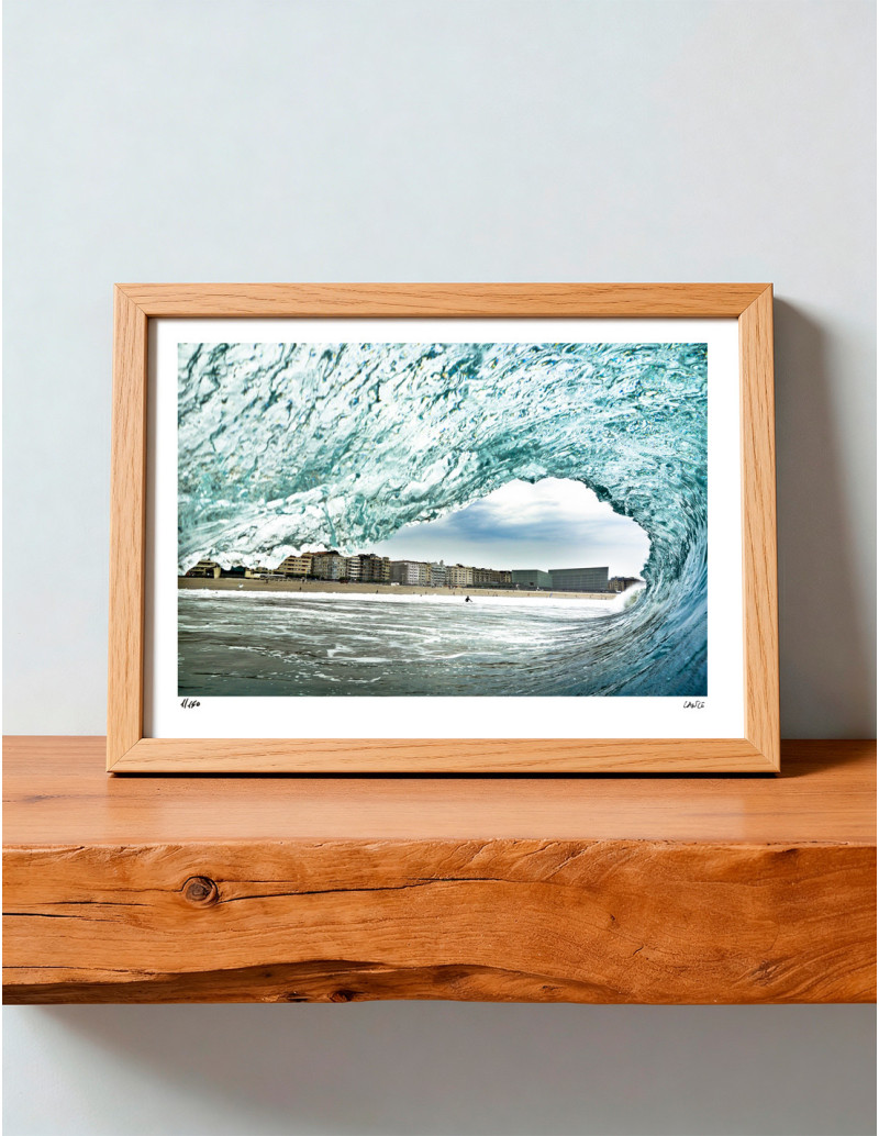"In the tube 1" A5 photography. Basque Light...