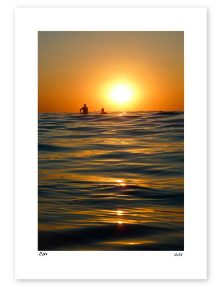 Fotografía "Malone sunset" A5 de la serie Basque Light de Lance