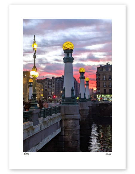 "Noche Roja" A5 photography. Basque Light serie by Lance