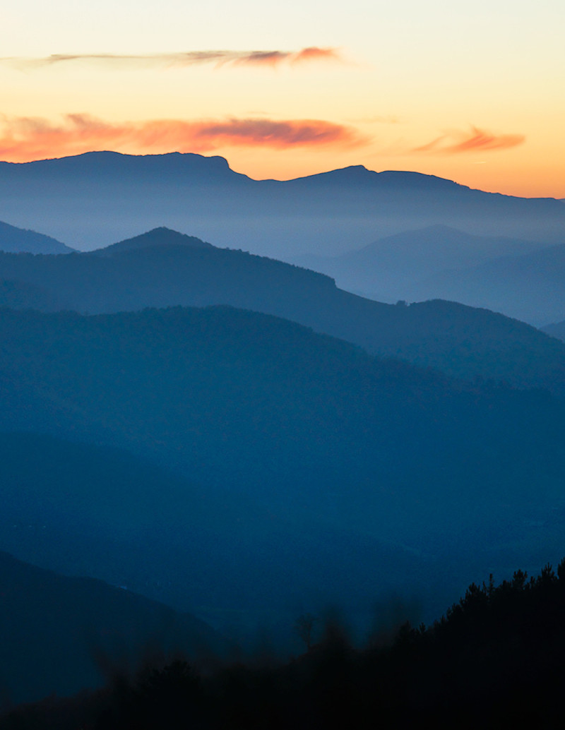 "Peñas de haya" A5 photography. Basque Light...