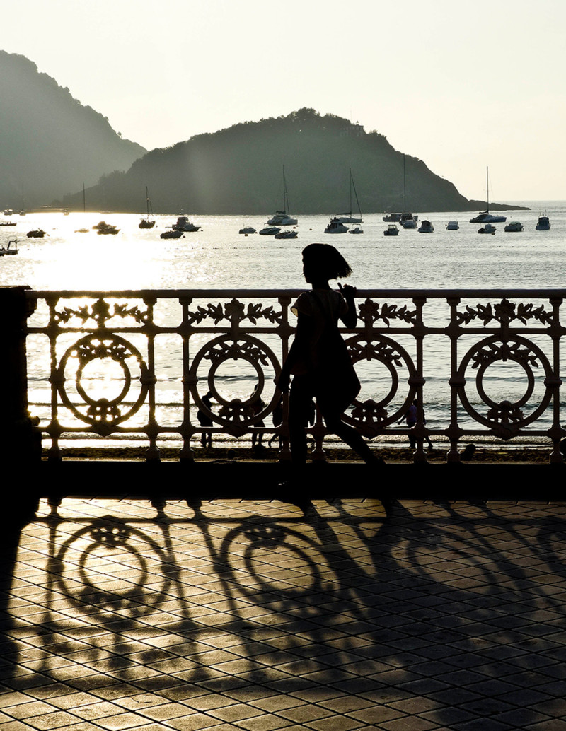 Fotografía "Sara al sol" A5 de la serie Basque...