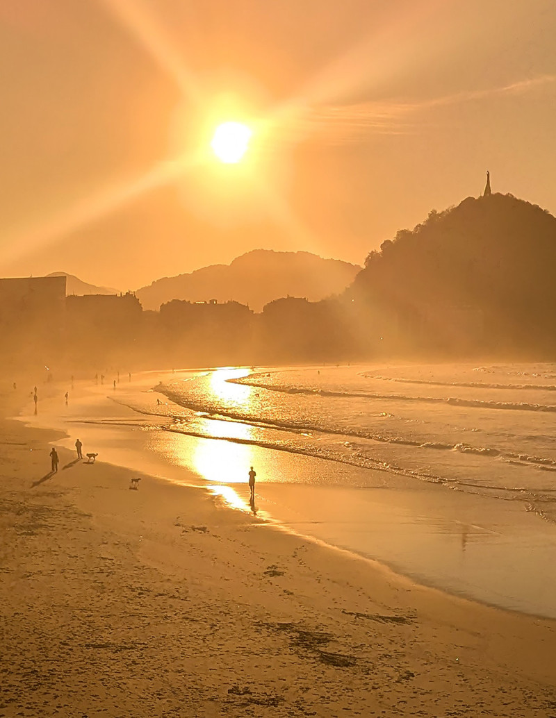 Fotografía "Yellow light" A5 de la serie Basque...