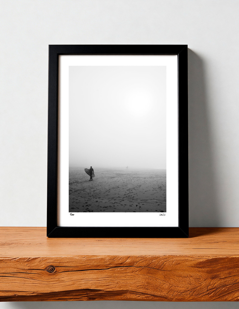 Fotografía "Vini y la niebla". Serie Street...