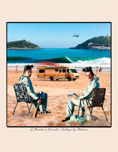 Camiseta "A break in Donosti" de Malone