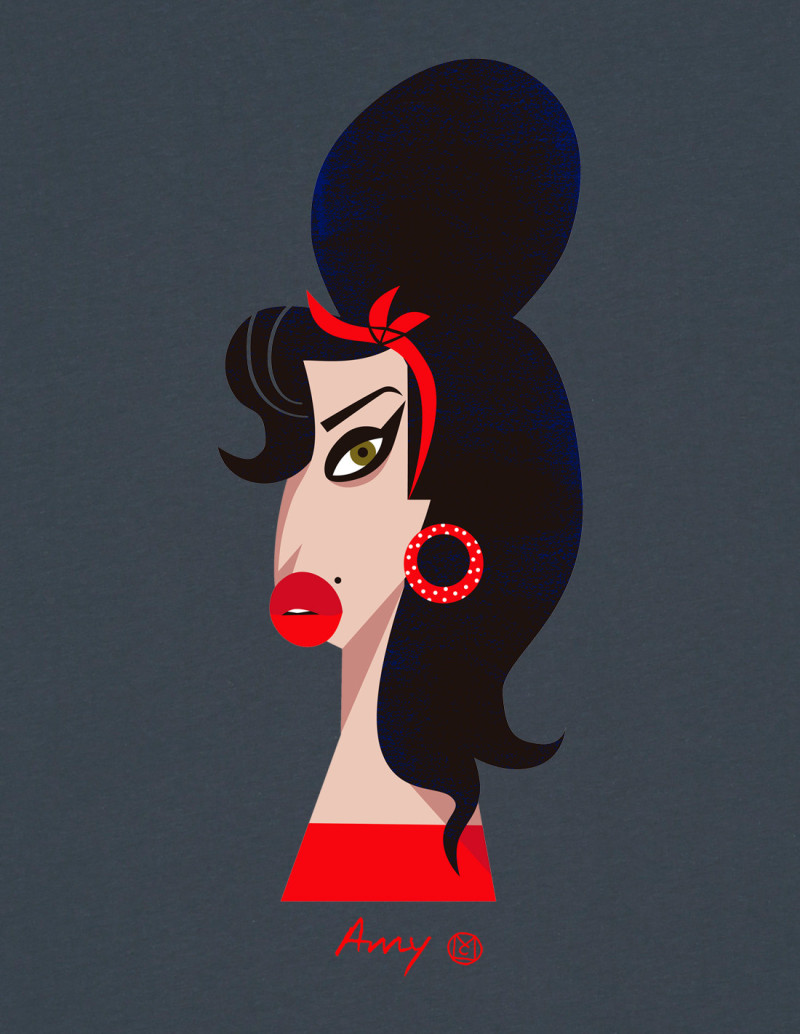 Camiseta "Amy Winehouse"