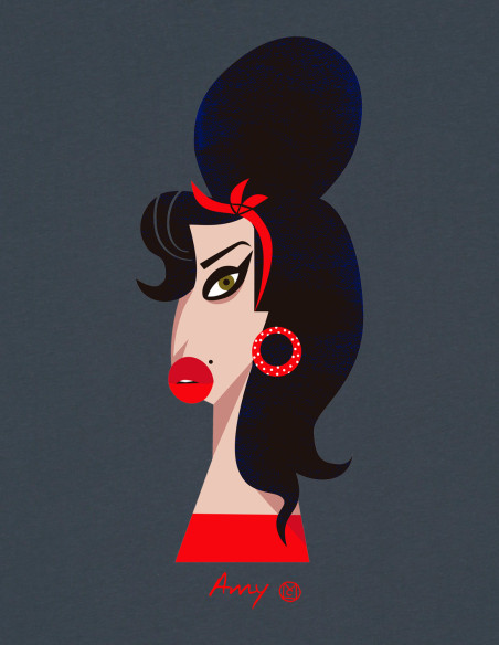 Camiseta "Amy Winehouse"
