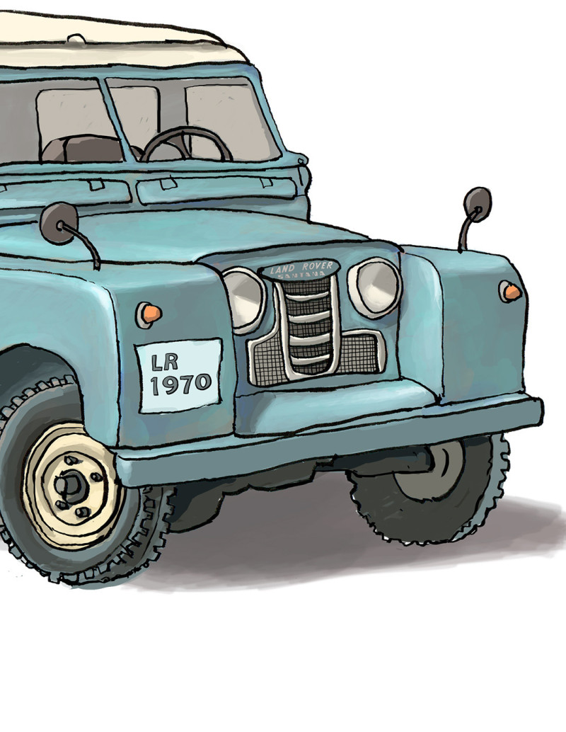 Camiseta "Land Rover"