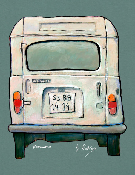 Camiseta "Renault 4" de Roskow