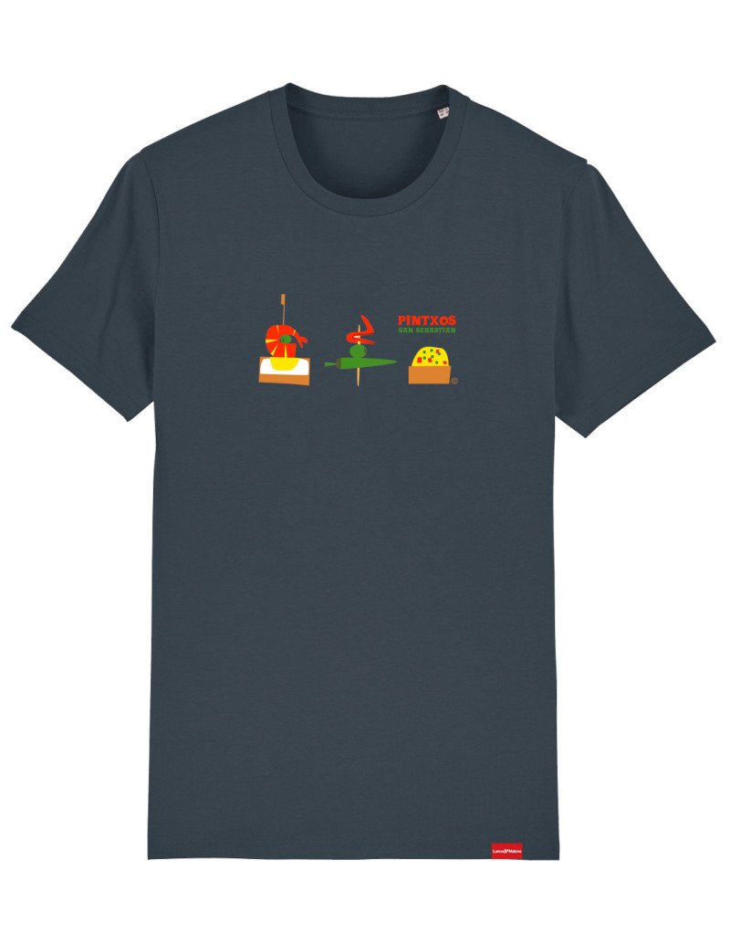 "Tres pintxos" Tshirt by Mikel Casal
