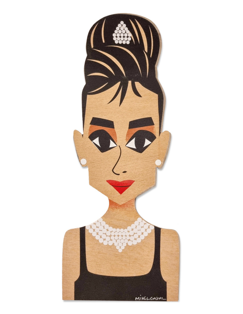 Egurra "Audrey Hepburn" de Mikel Casal. Figura...