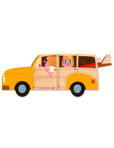 Egurra "Ford Woody" by Mikel Casal. Wooden figure