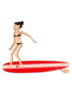 Egurra "Kelia" by Mikel Casal. Wooden figure