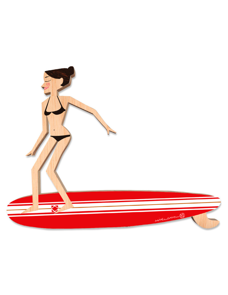 Egurra "Kelia" by Mikel Casal. Wooden figure