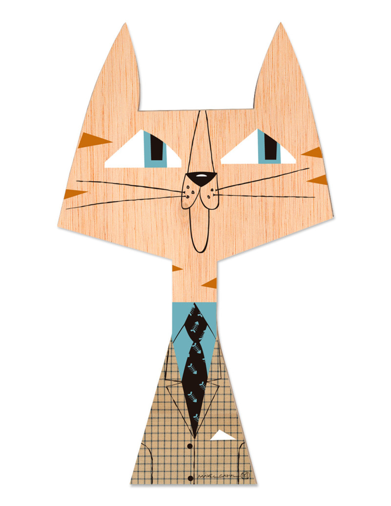 Egurra "Benoit" by Mikel Casal. Wooden figure