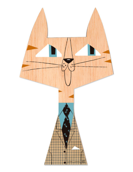 Egurra "Benoit" by Mikel Casal. Wooden figure