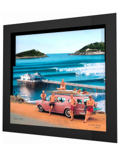 "Epic day" framed 3d collage by Malone