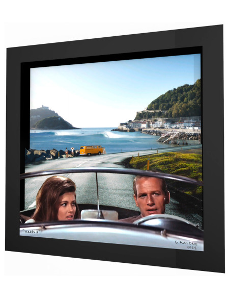 "Harper" framed 3d collage by Malone