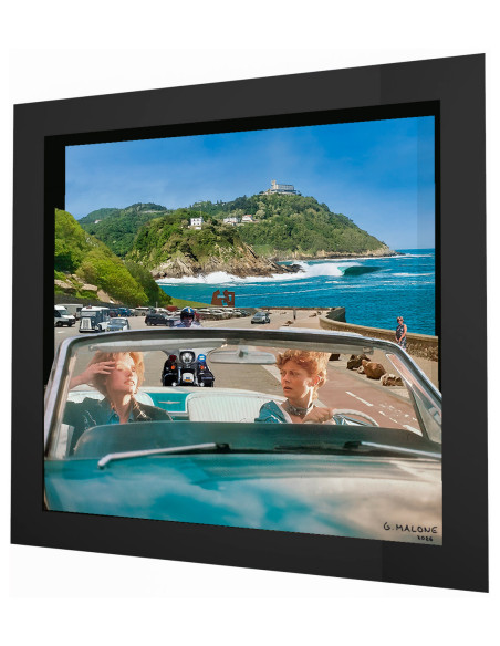 "Amigas para siempre" framed 3d collage by Malone