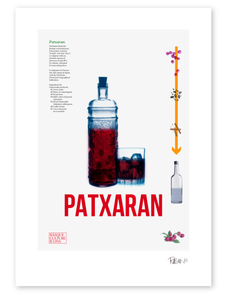 Collage "Patxaran" by Rosco - A4 and A3 reproductions