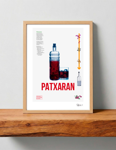 Collage "Patxaran" by Rosco - A4 and A3 reproductions